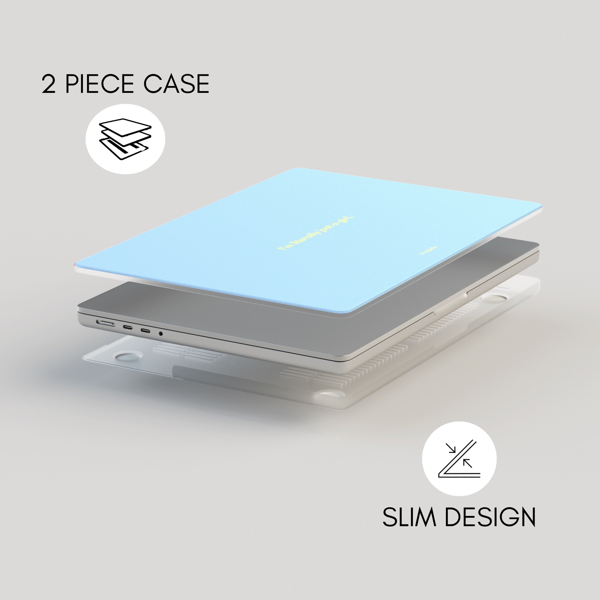 JUST A GIRL — MacBook Case