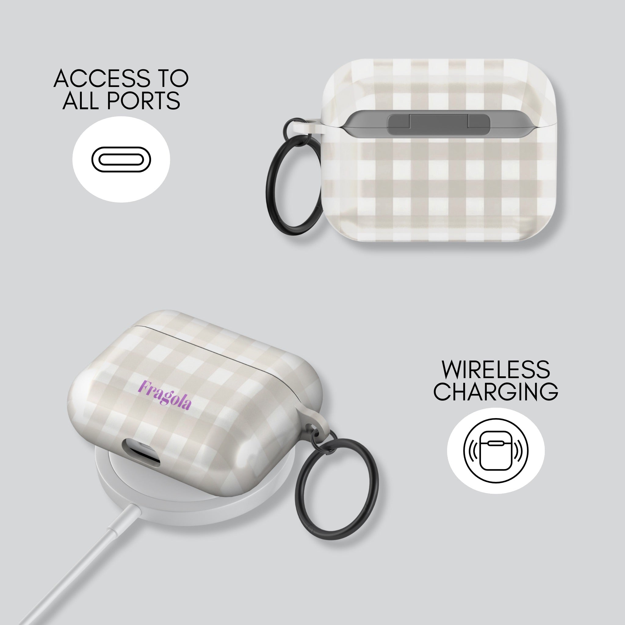 CREAM PUFF — AirPods Case