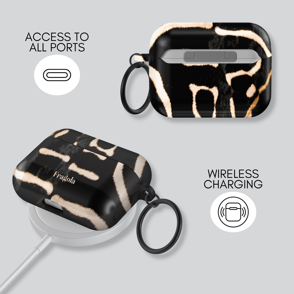WILD ZEBRA — AirPods Case